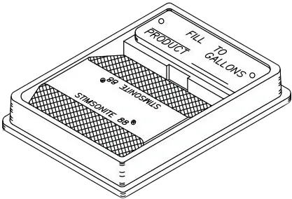 EBW&#xAE;&#x20;Product&#x20;identification&#x20;marker,&#x20;cast&#x20;iron&#x20;brass,&#x20;BLUE